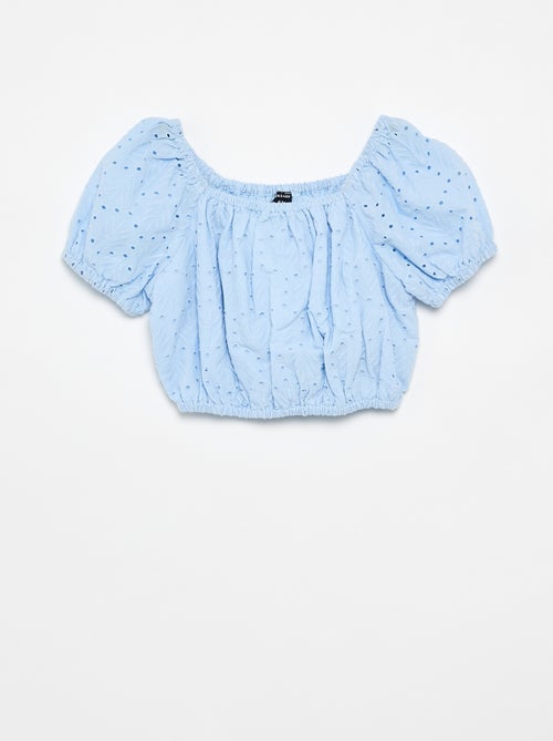 Ensemble brodé 2 pièces - short + blouse - Kiabi