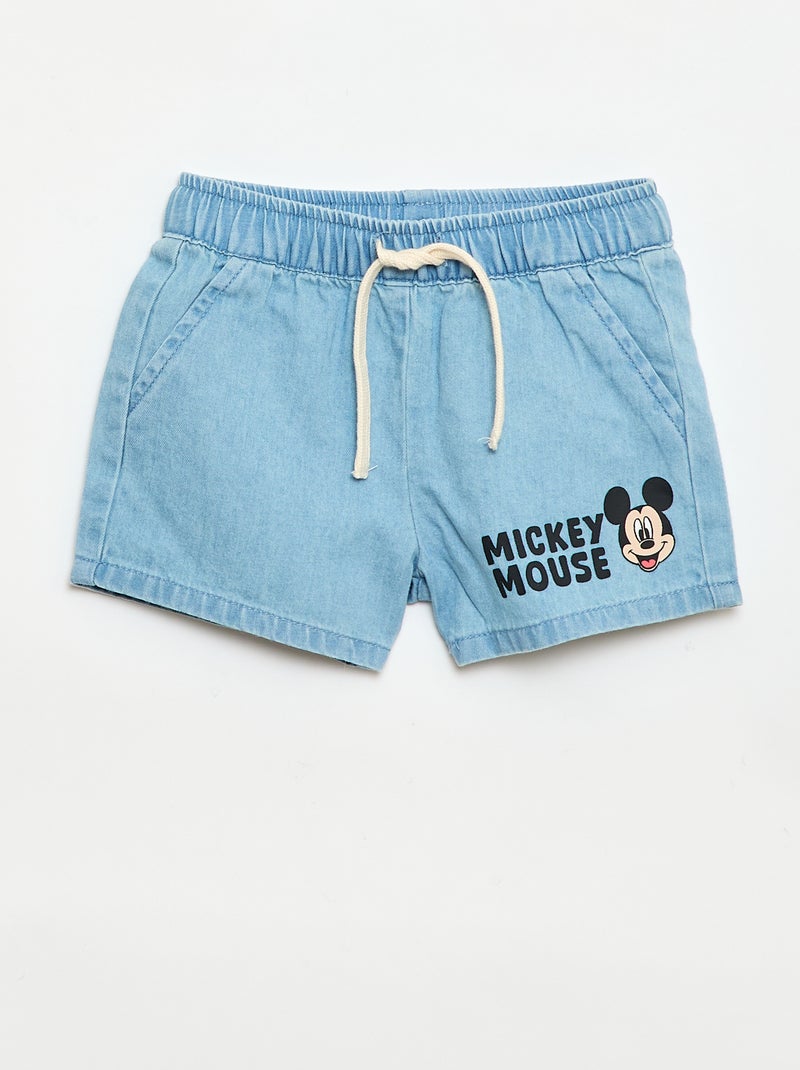 Ensemble court t-shirt + short 'Mickey' - 2 pièces Beige - Kiabi