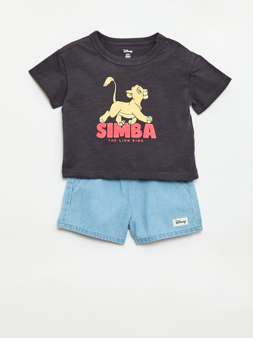 Ensemble court t-shirt + short 'Simba' - 2 pièces - Kiabi