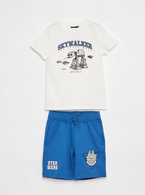 Ensemble court t-shirt + short 'Star Wars' - 2 pièces - Kiabi
