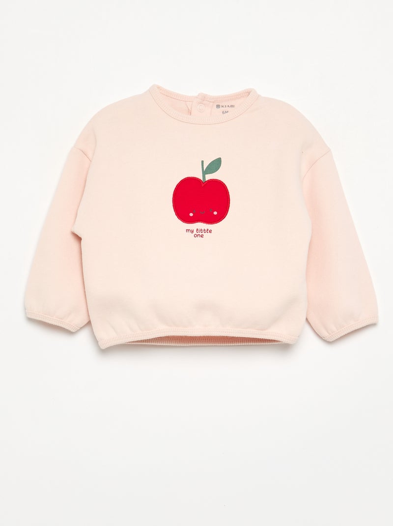 Ensemble de jogging 2 pièces - Sweat + pantalon Rose - Kiabi