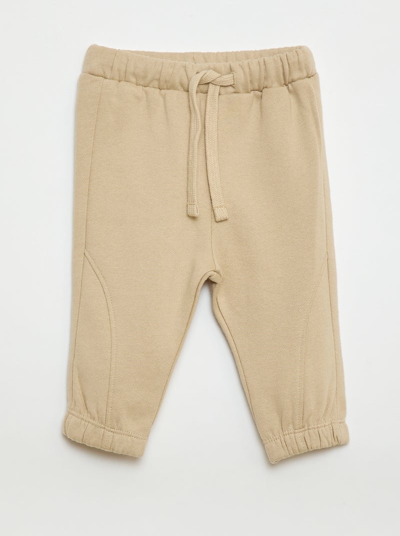 Ensemble de jogging sweat + pantalon - 2 pièces Beige - Kiabi