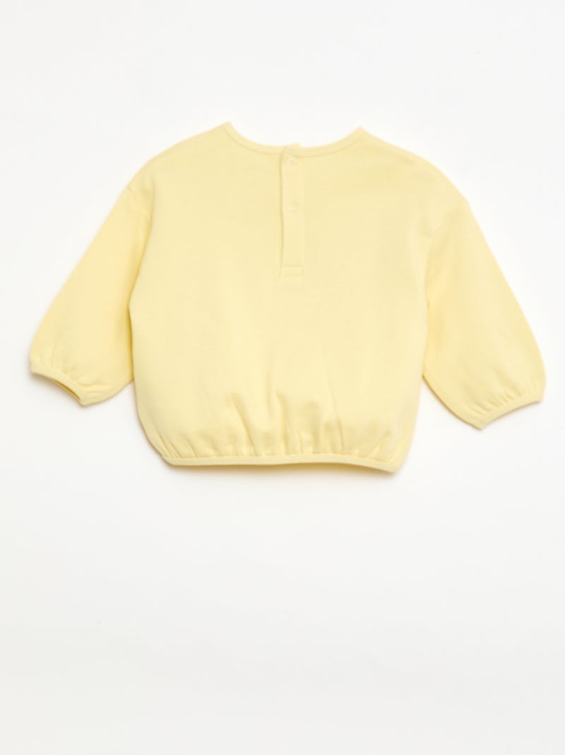 Ensemble de jogging sweat + pantalon Jaune - Kiabi