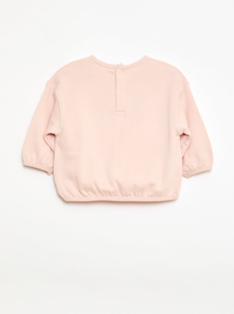 Ensemble de jogging sweat + pantalon Rose - Kiabi