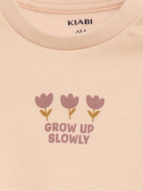 Ensemble de jogging sweat volanté + pantalon - 2 pièces - Kiabi