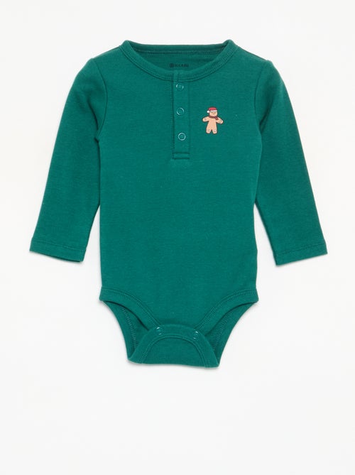 Ensemble de Noël 2 pièces - Body à manches longues + legging - Kiabi
