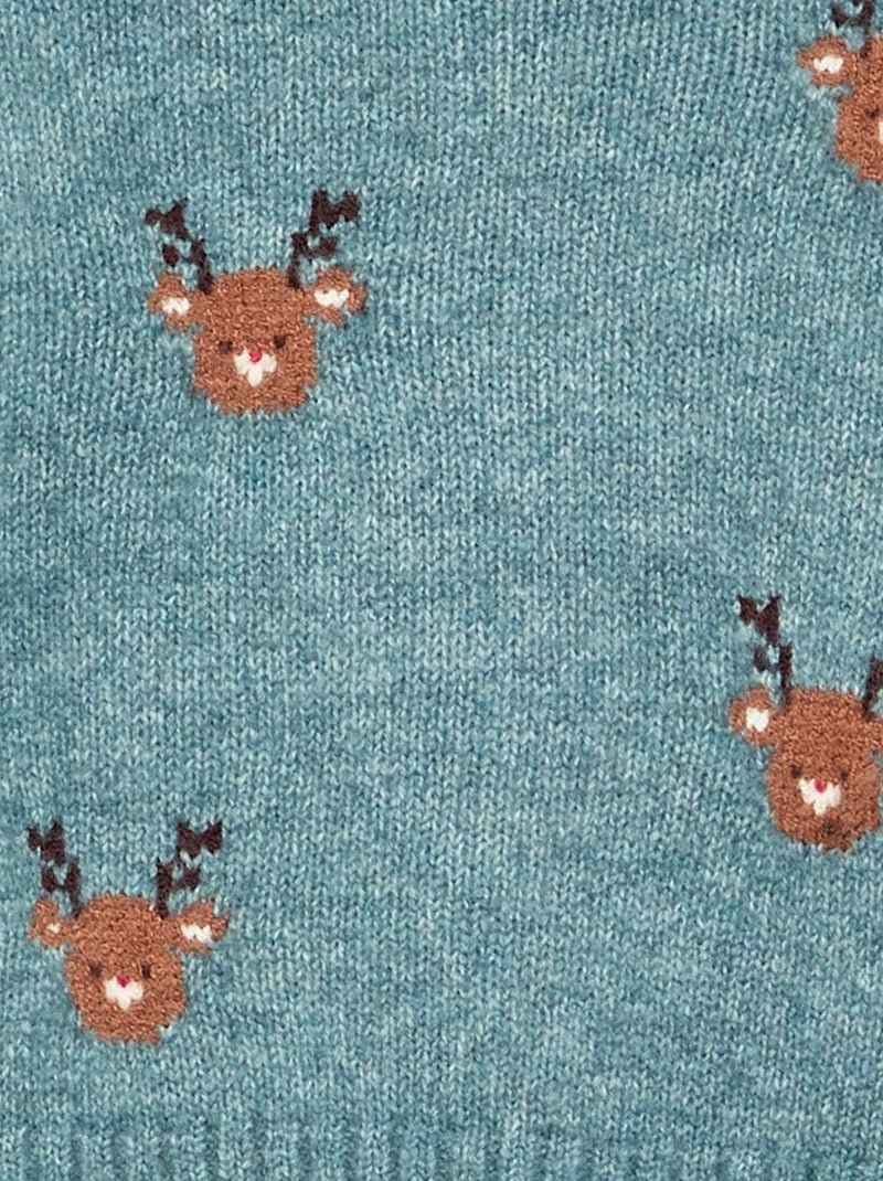 Ensemble de Noël pull + legging - 2 pièces Bleu - Kiabi