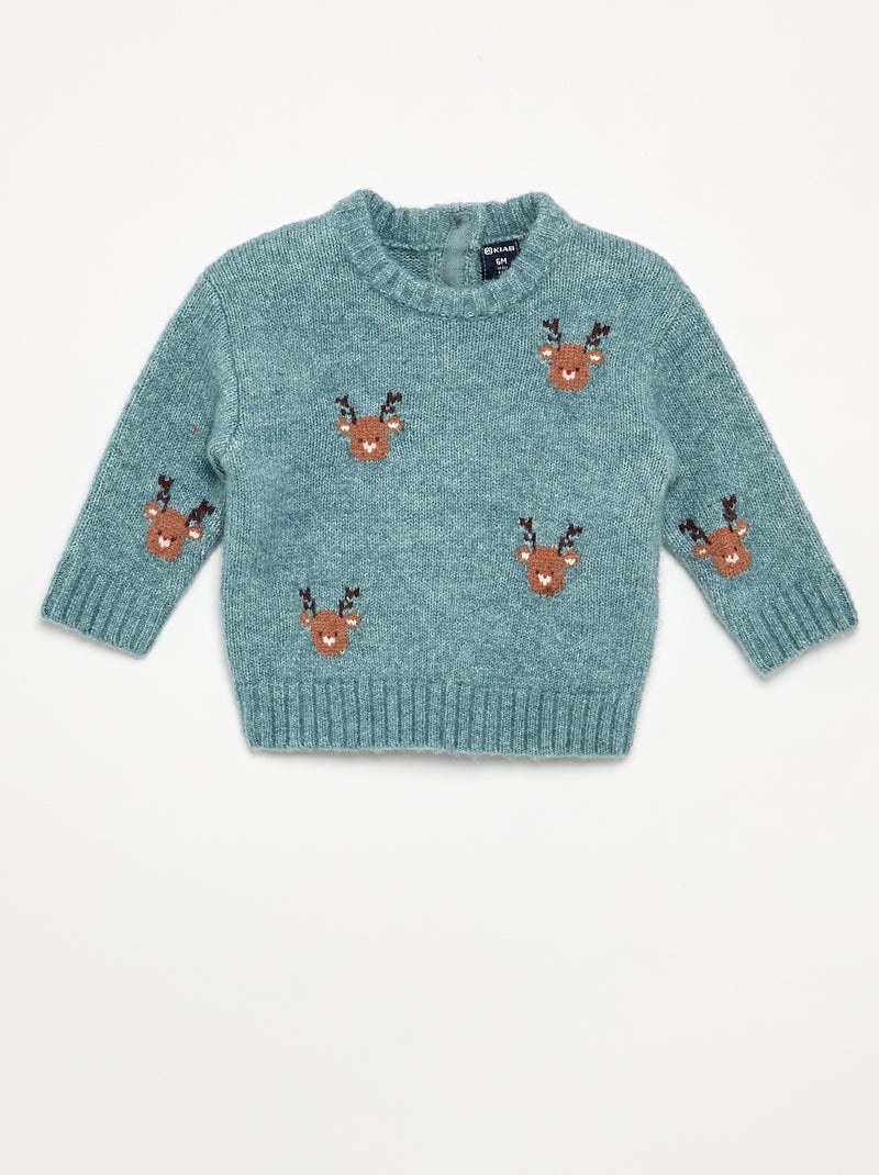 Ensemble de Noël pull + legging - 2 pièces Bleu - Kiabi