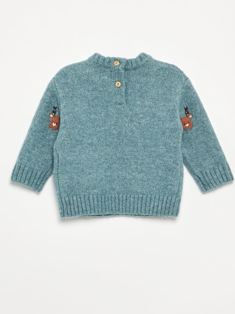 Ensemble de Noël pull + legging - 2 pièces Bleu - Kiabi