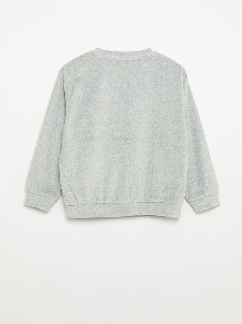 Ensemble de Noël : pyjama 2 pièces + bonnet Gris - Kiabi