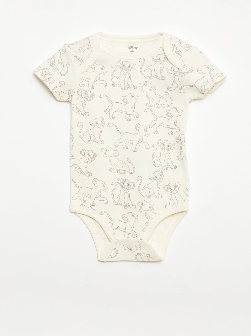 Ensemble de nuit dors bien  body - 2 pièces 'Disney' Jaune - Kiabi