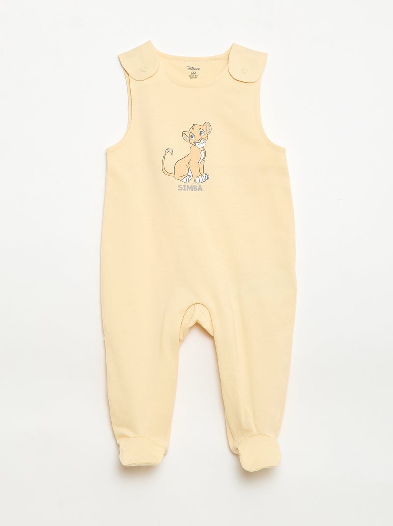 Ensemble de nuit dors bien  body - 2 pièces 'Disney' Jaune - Kiabi