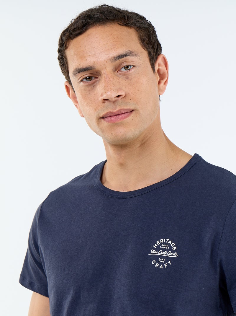 Ensemble de pyjama court t-shirt + short - 2 pièces Bleu - Kiabi