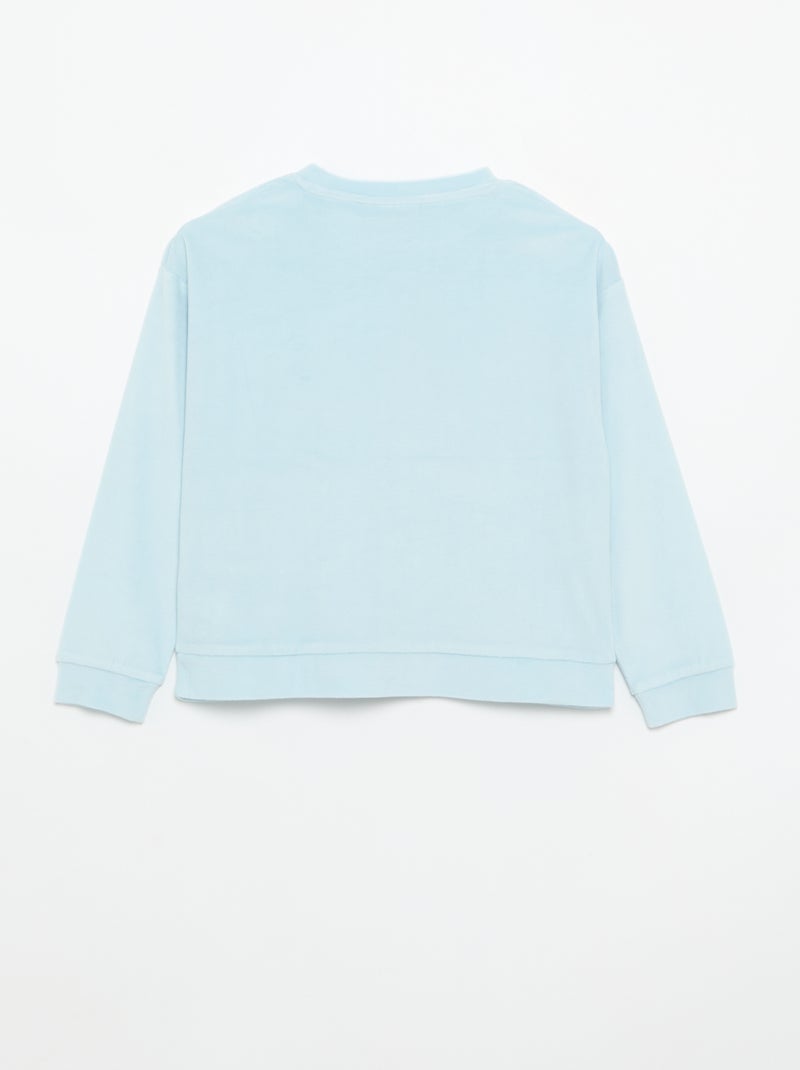 Ensemble de pyjama 'Disney' en velours Bleu - Kiabi