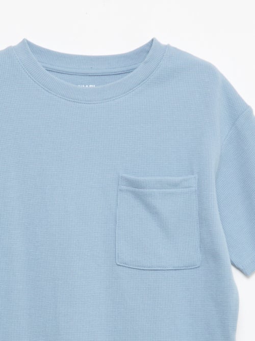 Ensemble de pyjama en coton uni - Kiabi