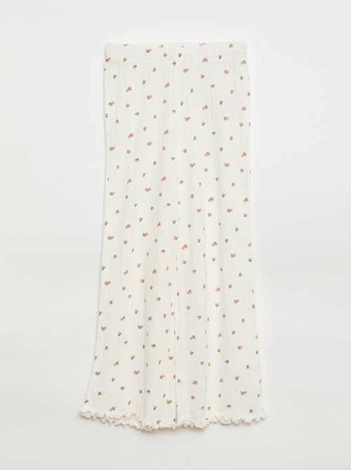 Ensemble de pyjama en maille pointelle - 2 pièces - Kiabi