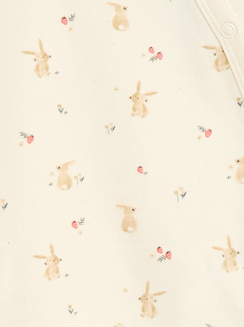 Ensemble de pyjama en molleton - 2 pièces Blanc - Kiabi