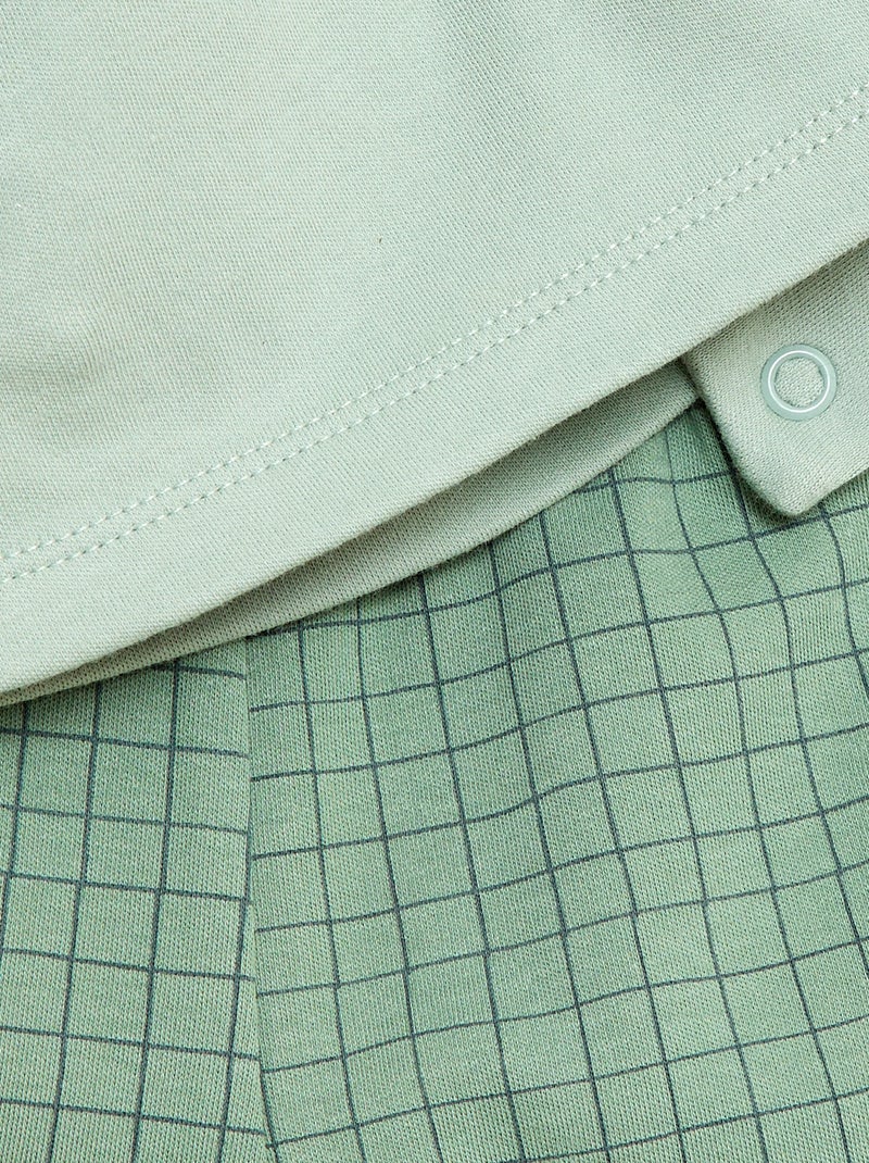 Ensemble de pyjama en molleton - 2 pièces Vert - Kiabi