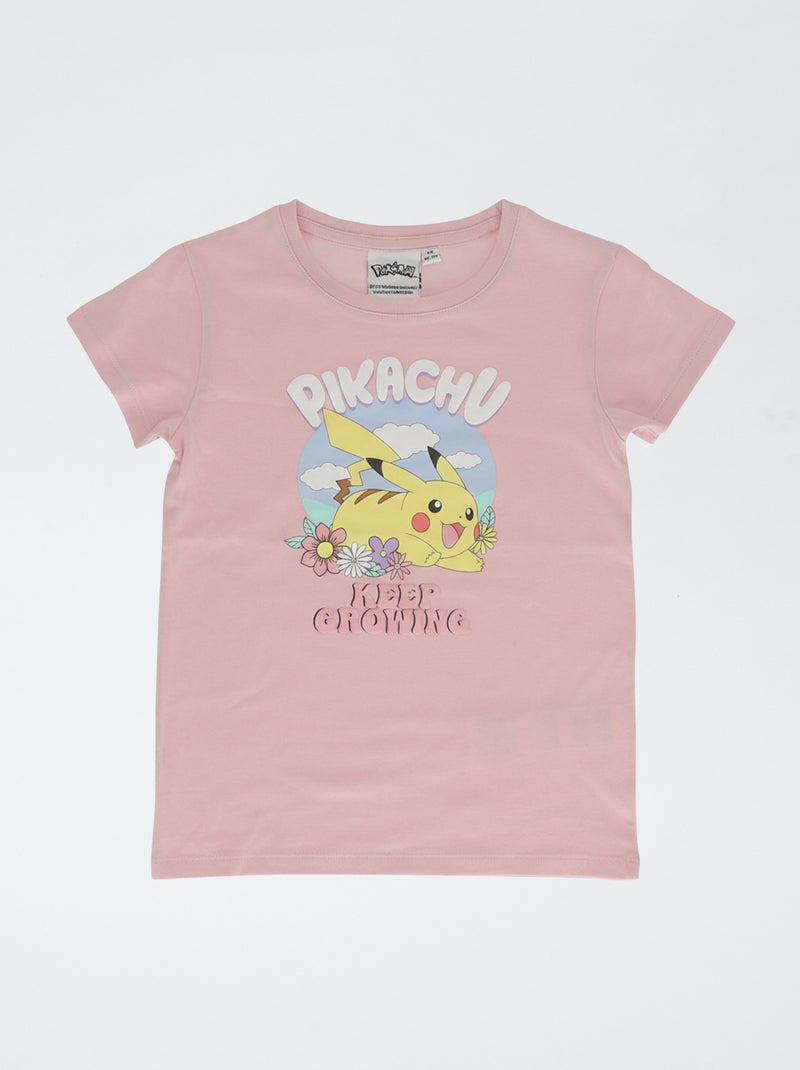 Ensemble de pyjama 'Pokémon' en jersey de coton Rose - Kiabi