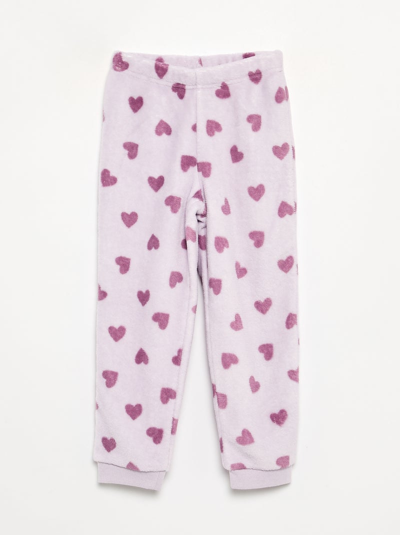 Ensemble de pyjama 'Stitch' 'Disney' en polaire - 2 pièces Violet - Kiabi
