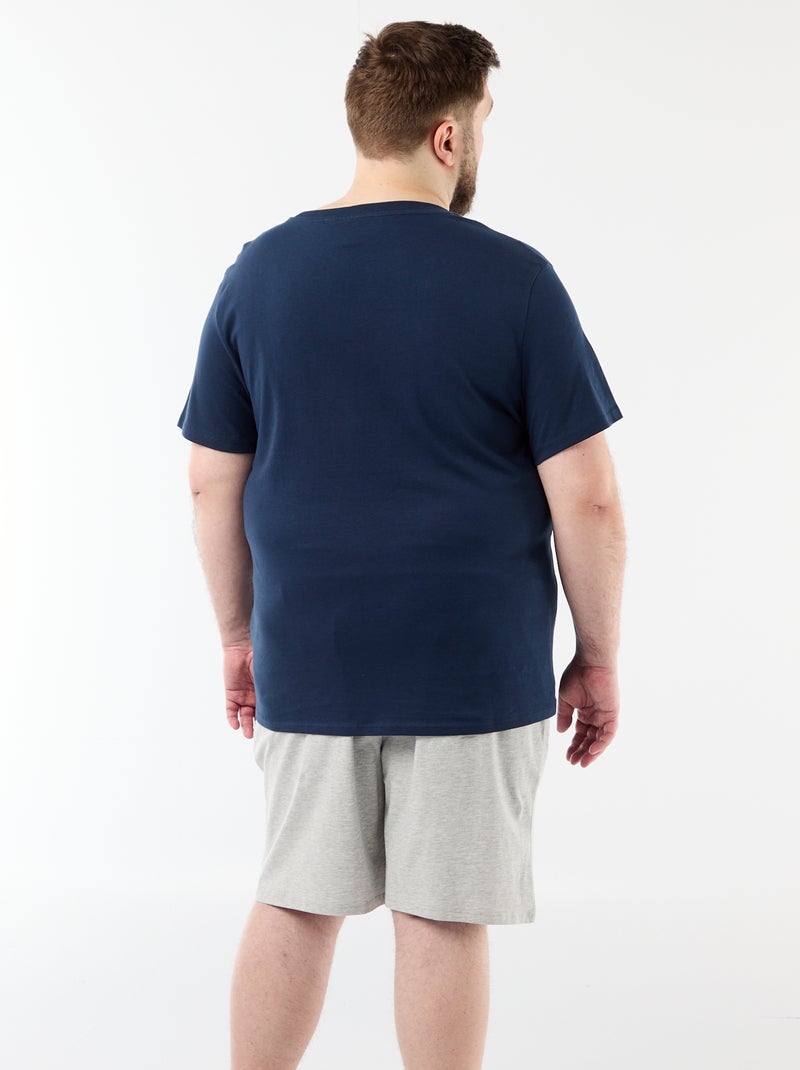 Ensemble de pyjama 'Superman' short + t-shirt - 2 pièces Bleu - Kiabi