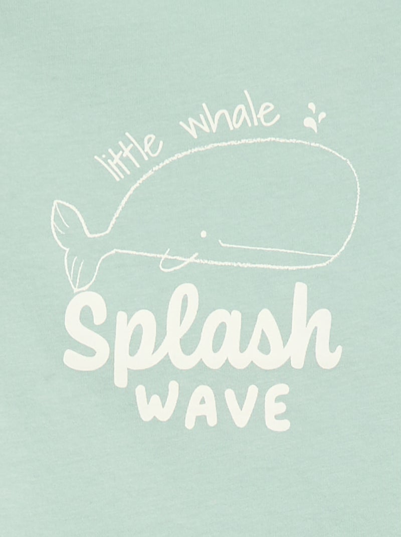 Ensemble de pyjama t-shirt + short - 2 pièces Bleu - Kiabi