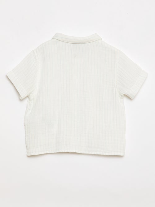 Ensemble deux pièces chemise + short - Kiabi