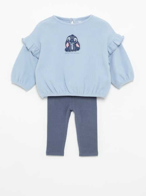 Ensemble 'Disney' 2 pièces - Sweat à volants + legging - Kiabi Ensemble 'Disney' 2 pièces - Sweat à volants + legging - Kiabi