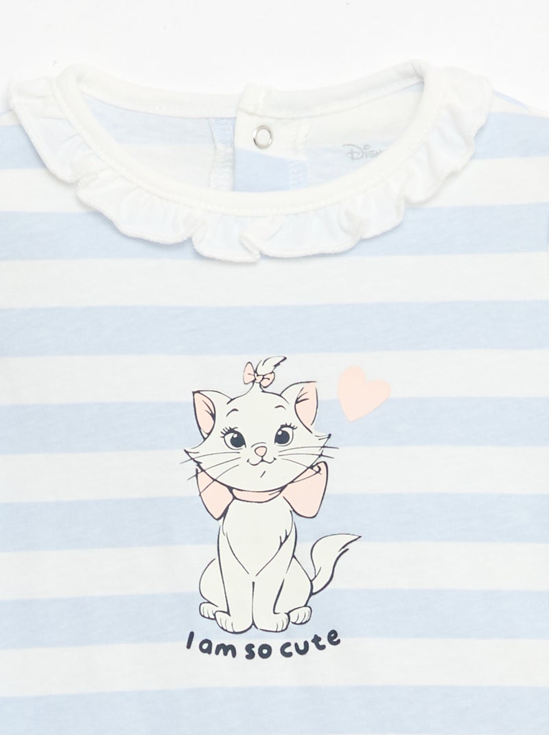 Ensemble 'Disney' 2 pièces - T-shirt + combinaison courte Bleu - Kiabi