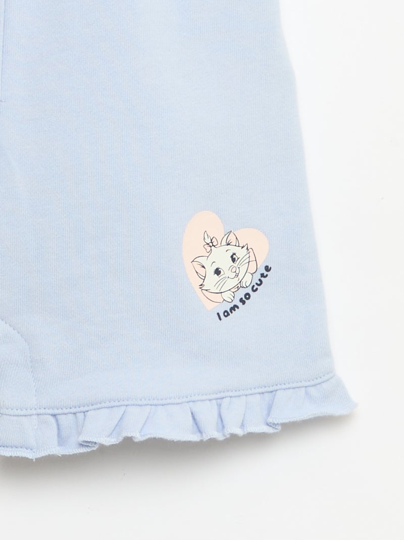 Ensemble 'Disney' 2 pièces - T-shirt + combinaison courte Bleu - Kiabi