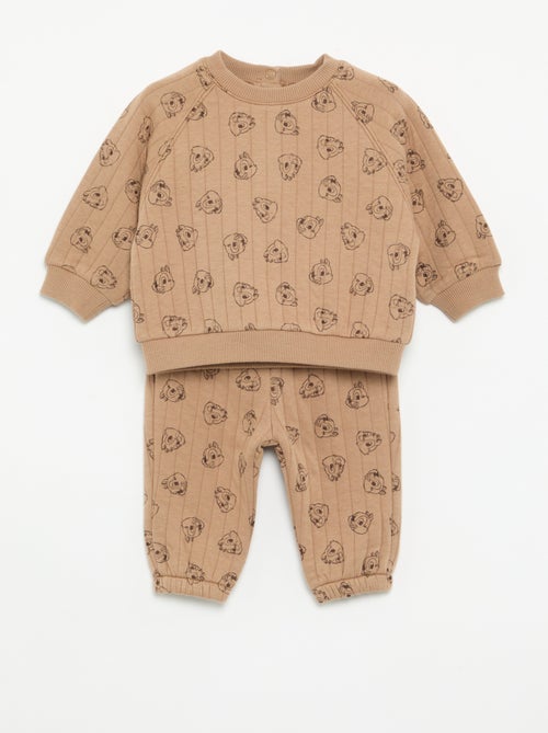 Ensemble 'Disney' 2 pièces : sweat + pantalon - Kiabi Ensemble 'Disney' 2 pièces : sweat + pantalon - Kiabi