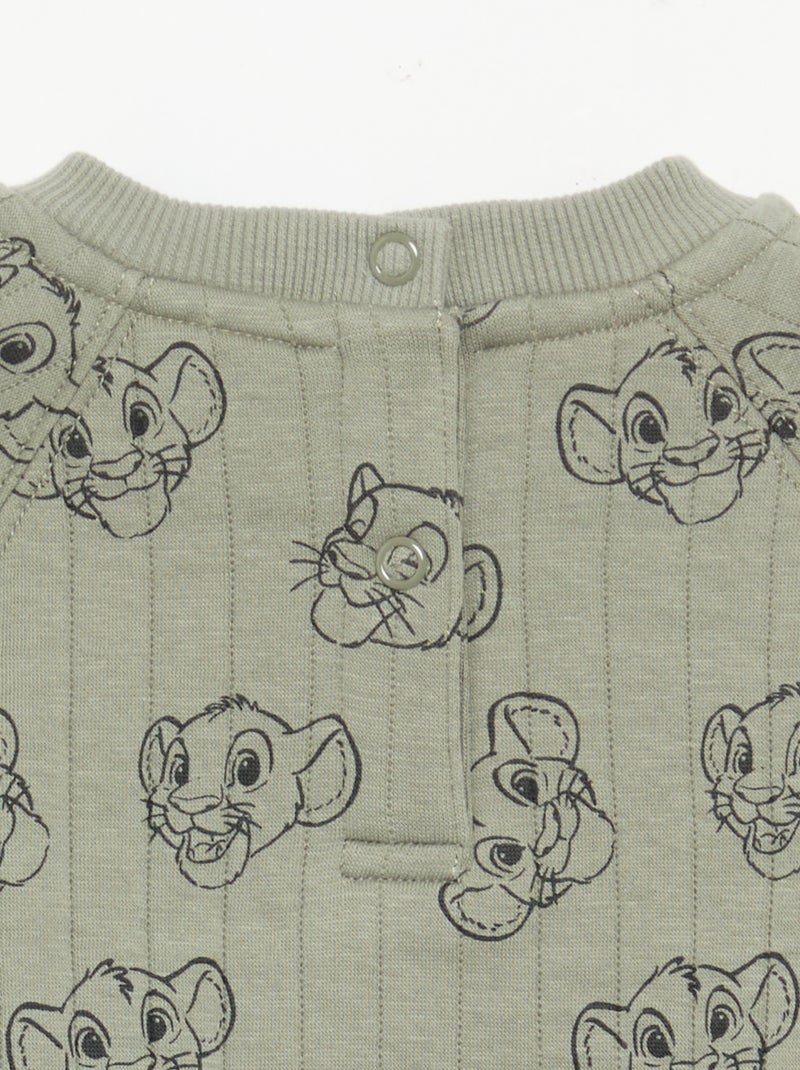 Ensemble 'Disney' 2 pièces : sweat + pantalon Vert - Kiabi