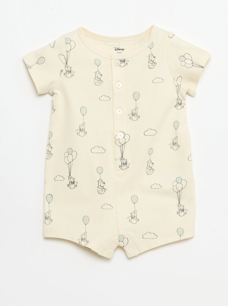 Ensemble 'Disney' combinaison short + chapeau Beige - Kiabi
