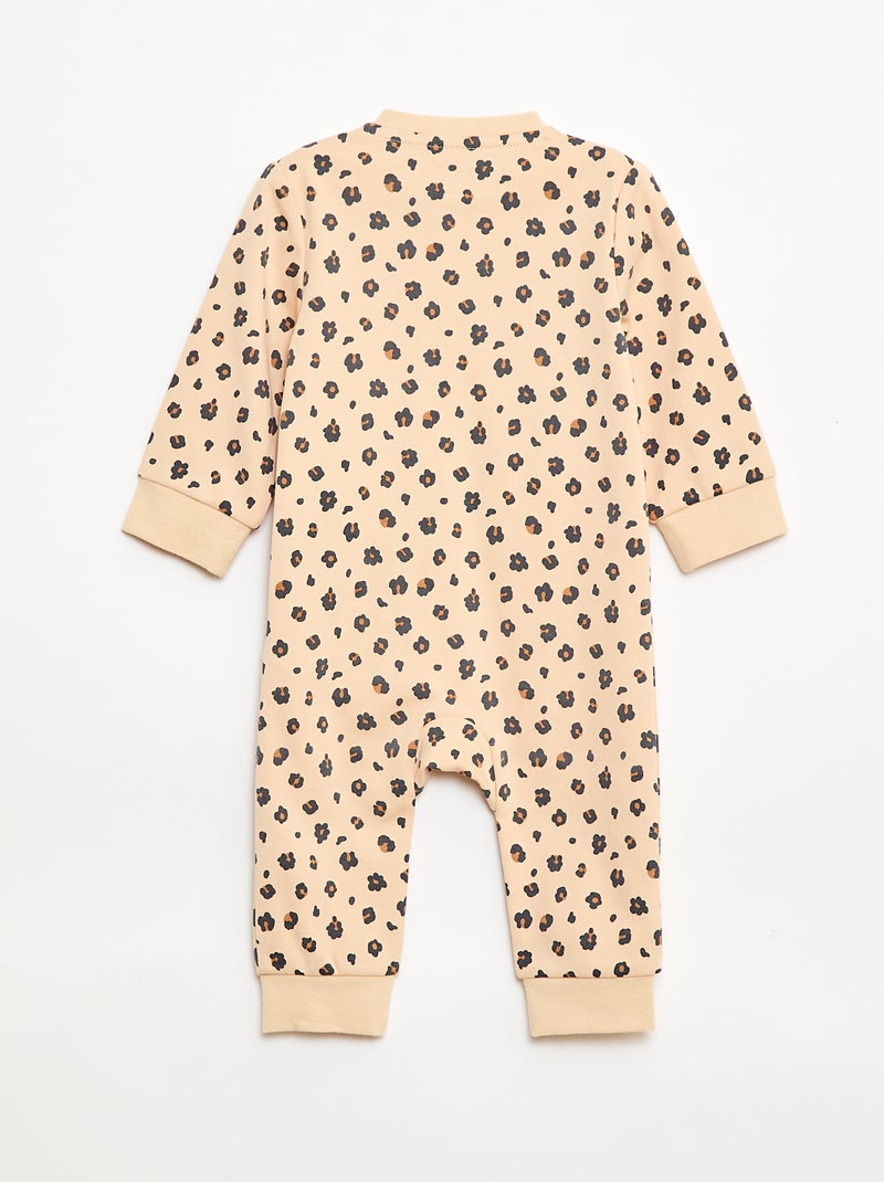 Ensemble dors-bien + gilet matelassé Marron - Kiabi