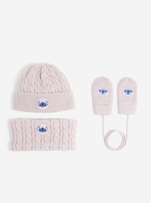 Ensemble écharpe + snood + moufles  'Disney' - 3 pièces - Kiabi