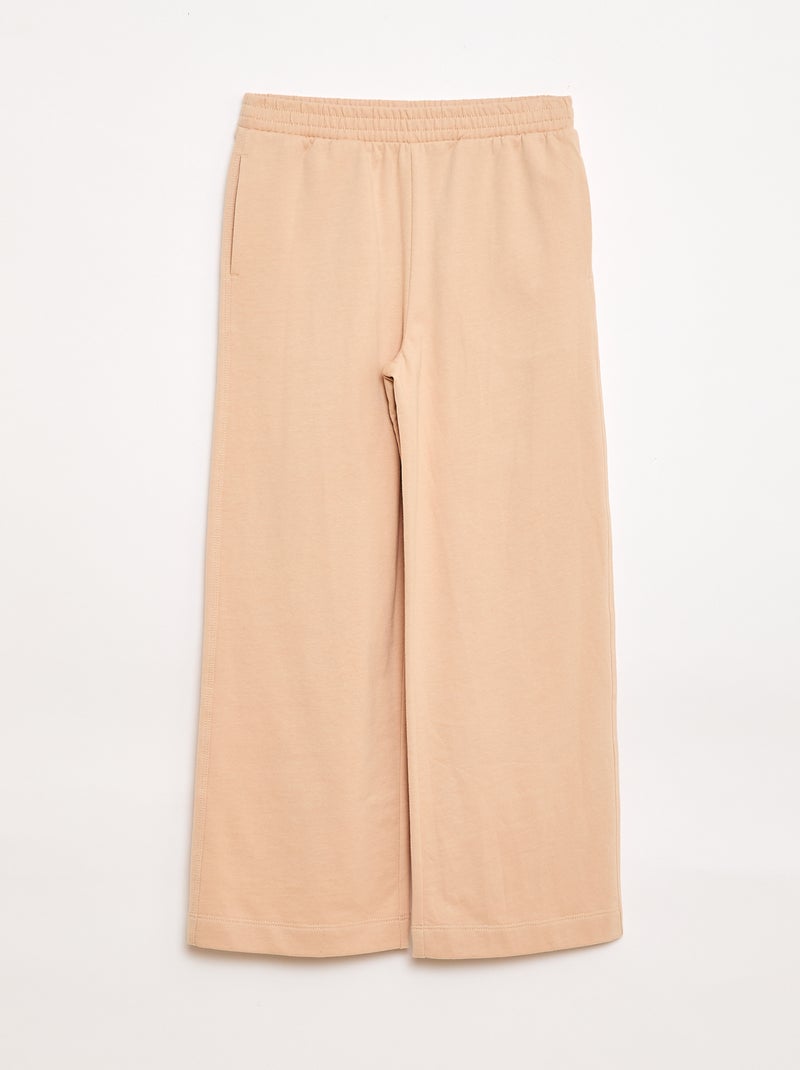 Ensemble en jersey t-shirt + pantalon Beige - Kiabi