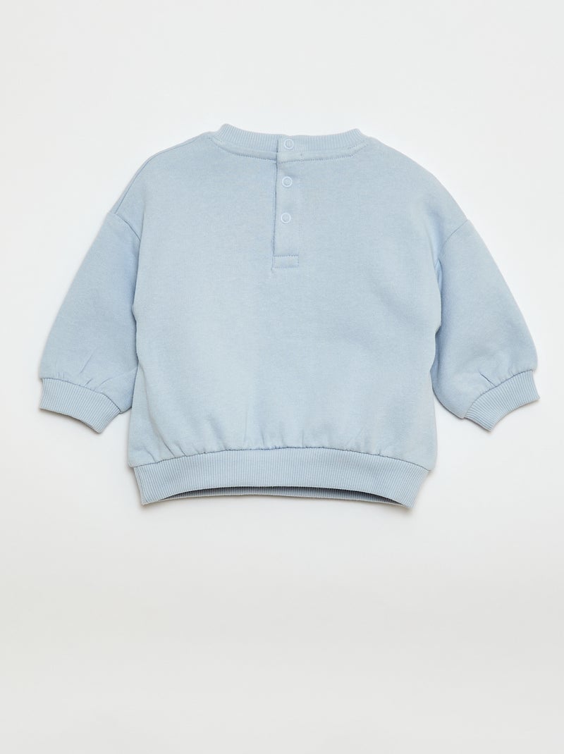 Ensemble en molleton sweat + pantalon - 2 pièces Bleu - Kiabi