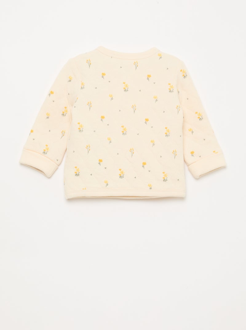 Ensemble gilet cache-cœur + legging - 2 pièces Blanc - Kiabi