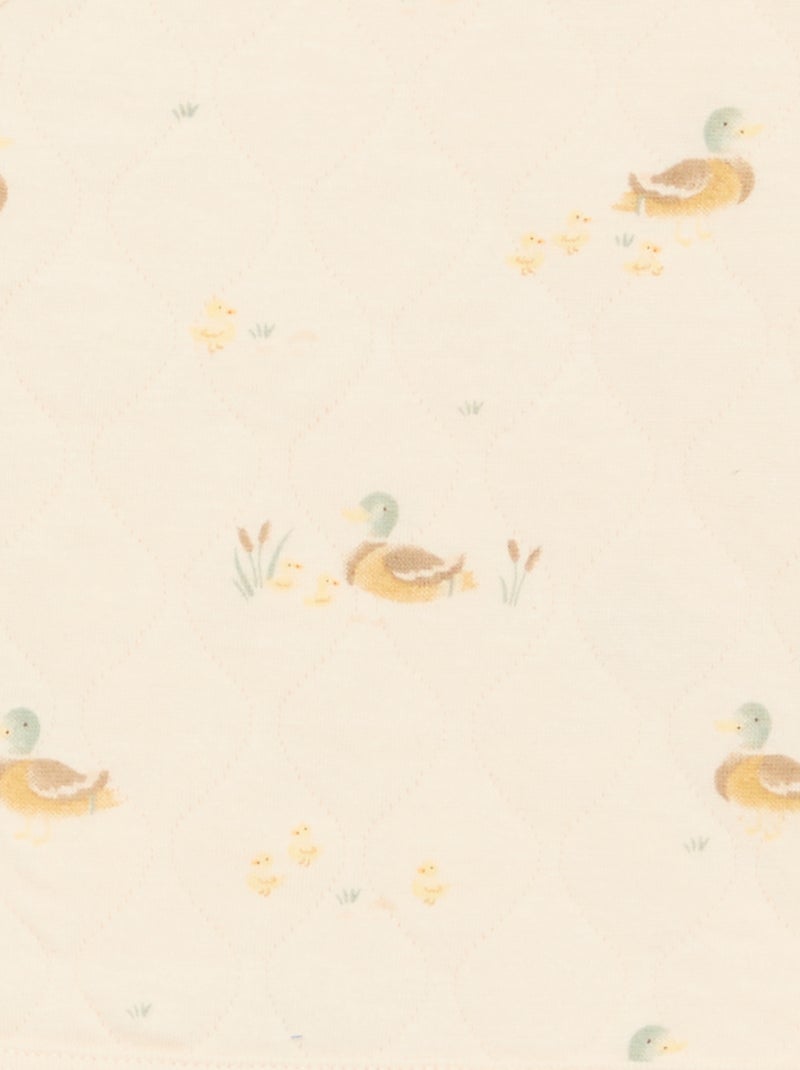 Ensemble gilet cache-cœur + legging - 2 pièces Blanc - Kiabi