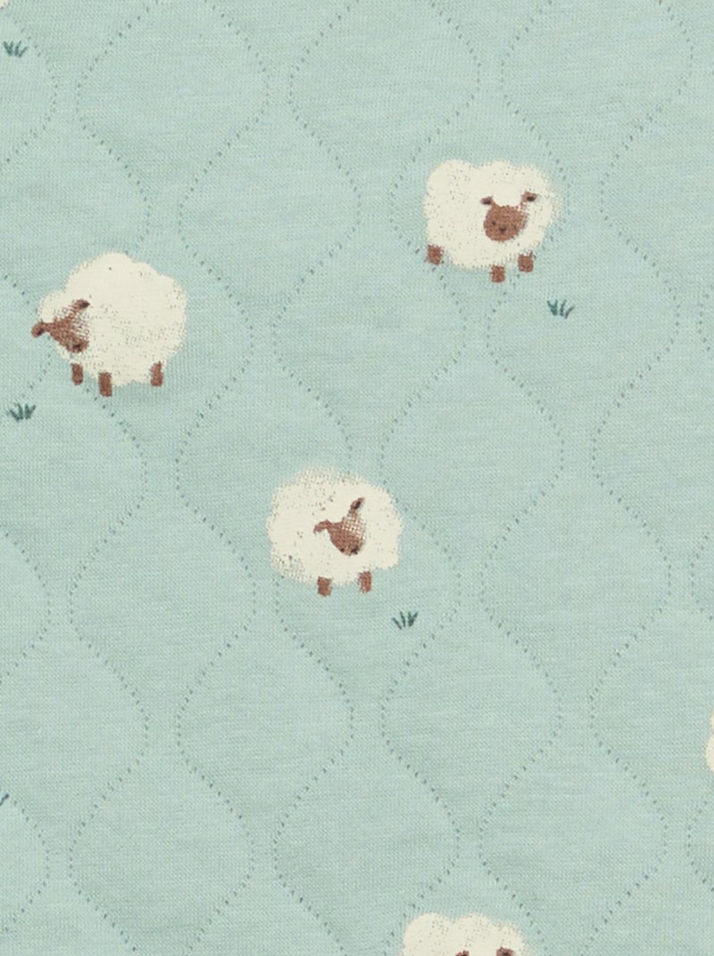 Ensemble gilet cache-cœur + legging - 2 pièces Bleu - Kiabi