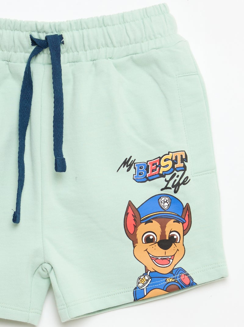 Ensemble imprimé 'Pat patrouille' haut + bermuda en coton Bleu - Kiabi