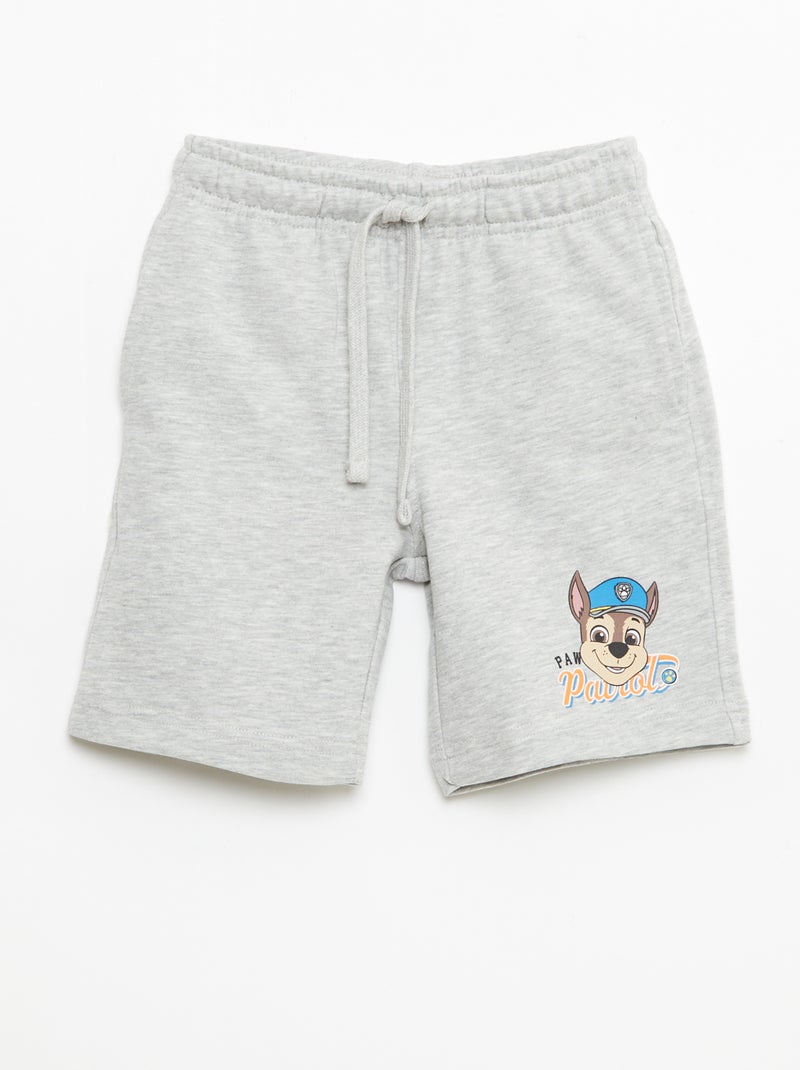 Ensemble imprimé 'Pat patrouille' sweat + short en coton Gris - Kiabi