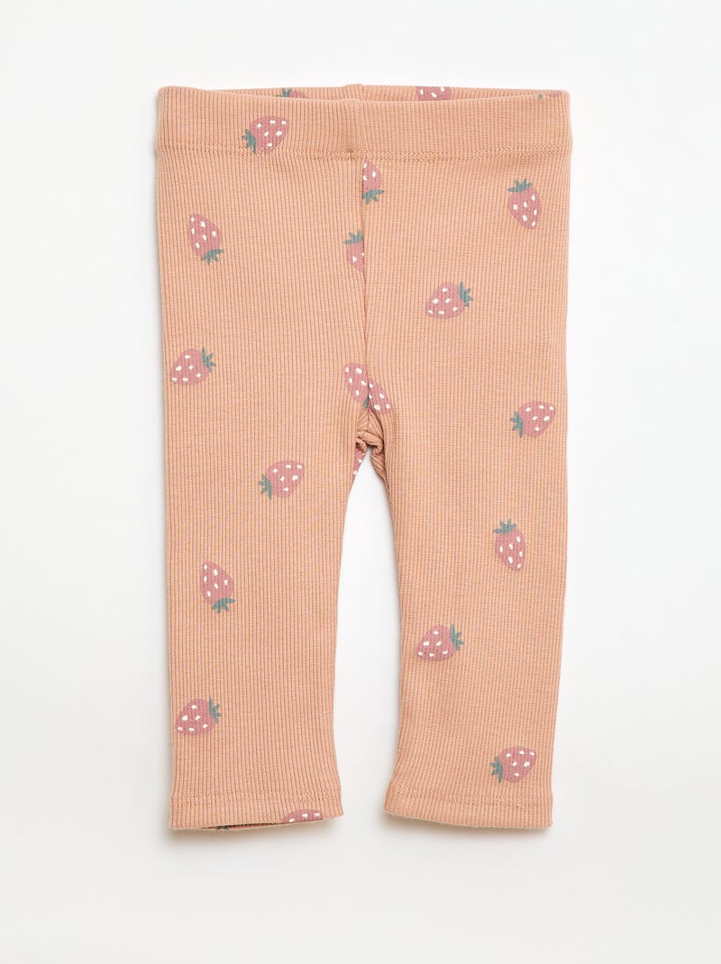 Ensemble jogging en molleton sweat + legging - 2 pièces Rose - Kiabi