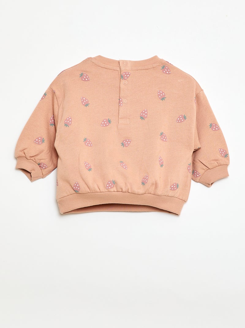 Ensemble jogging en molleton sweat + legging - 2 pièces Rose - Kiabi