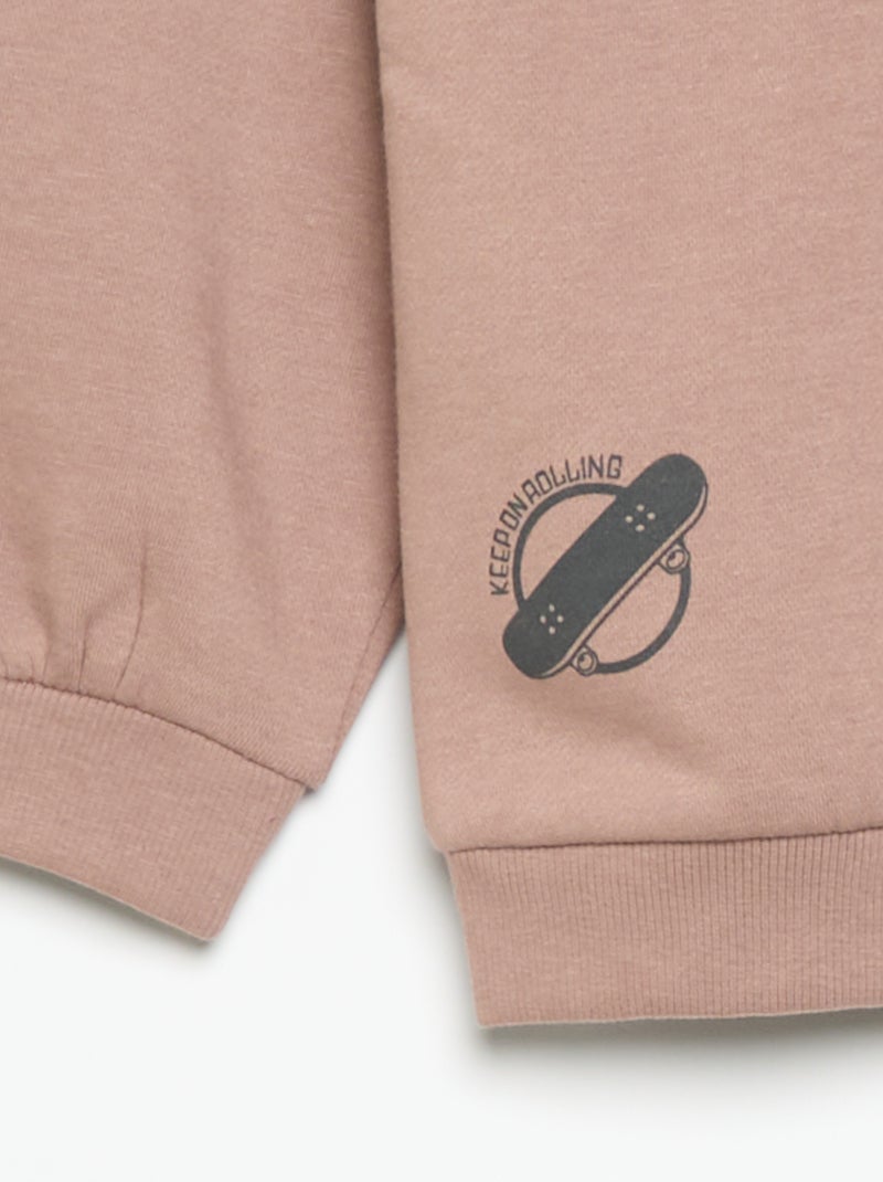 Ensemble jogging sweat + pantalon - 2 pièces Rose - Kiabi