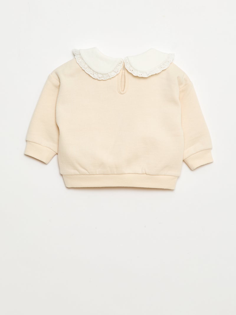 Ensemble jogging sweat + pantalon + bavoir 'Marie' 'Disney' - 3 pièces Rose - Kiabi