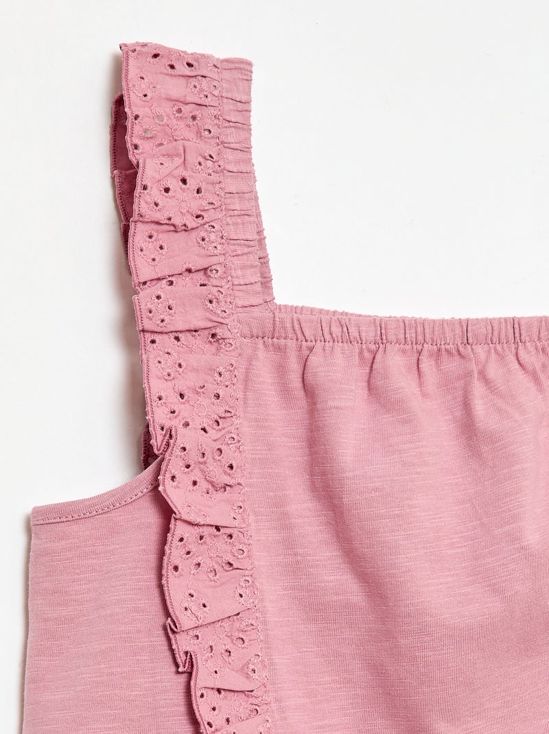 Ensemble léger débardeur + short - 2 pièces Rose - Kiabi