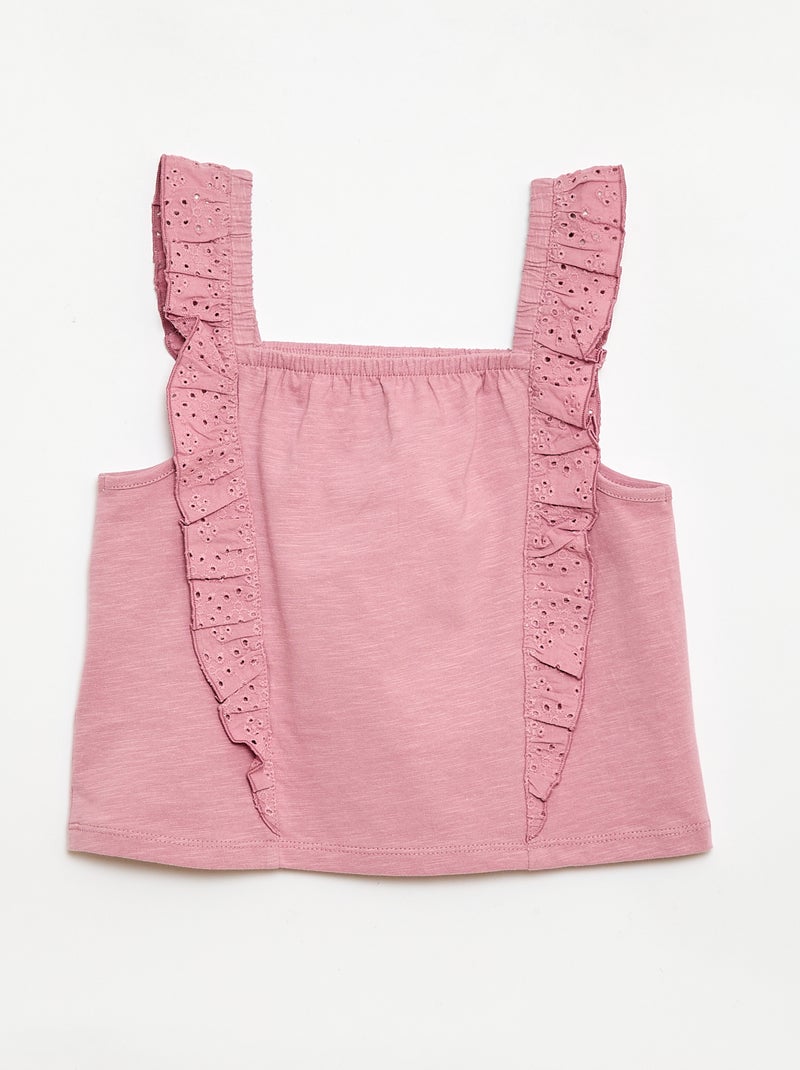 Ensemble léger débardeur + short - 2 pièces Rose - Kiabi