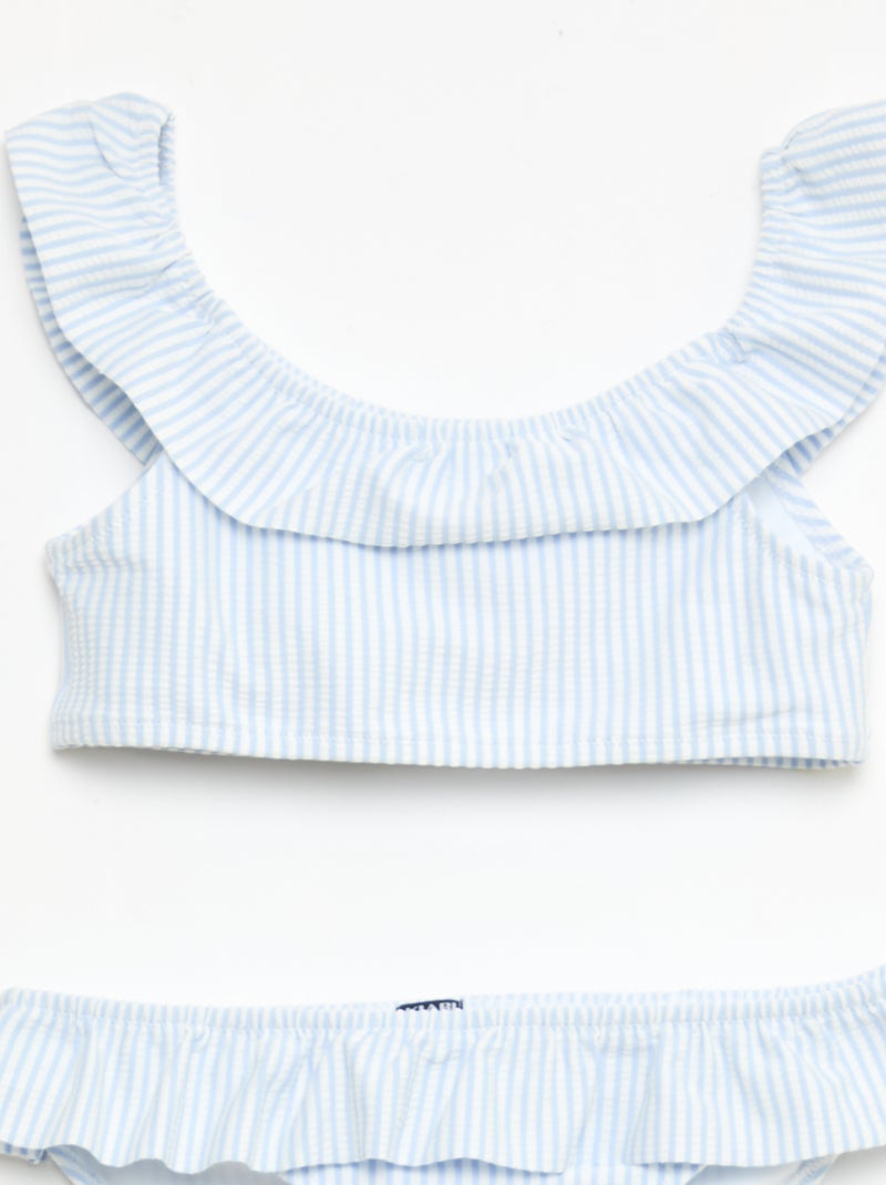 Ensemble maillot haut + culotte - 2 pièces Bleu - Kiabi