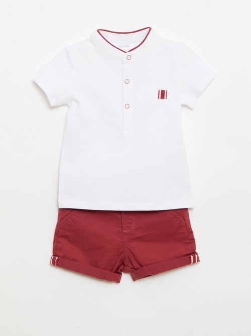 Ensemble polo + short - 2 pièces - Kiabi